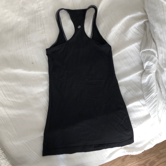 Lululemon Cool Racerback top black size 4 - Picture 3 of 3